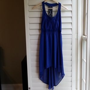 Blue Sleeveless Dress Size S